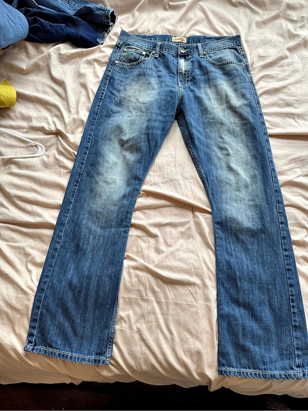Wrangler 20X Straight Leg Jeans in Blue Size S (4)